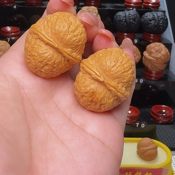 文玩核桃把件石奎元宝…………07