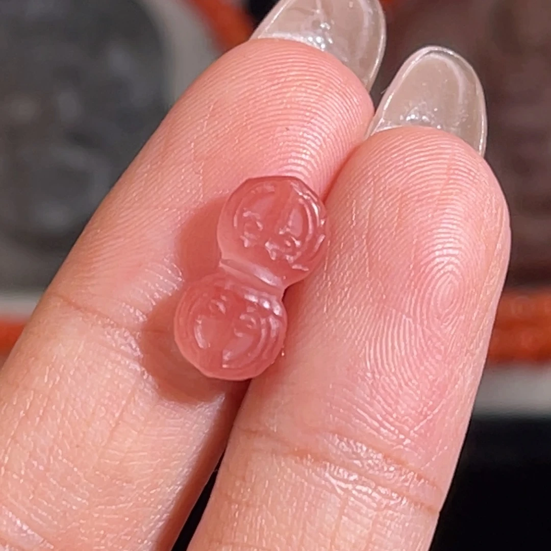 南红玛瑙未镶嵌大黑洞金刚杵13.4*6.8不退换