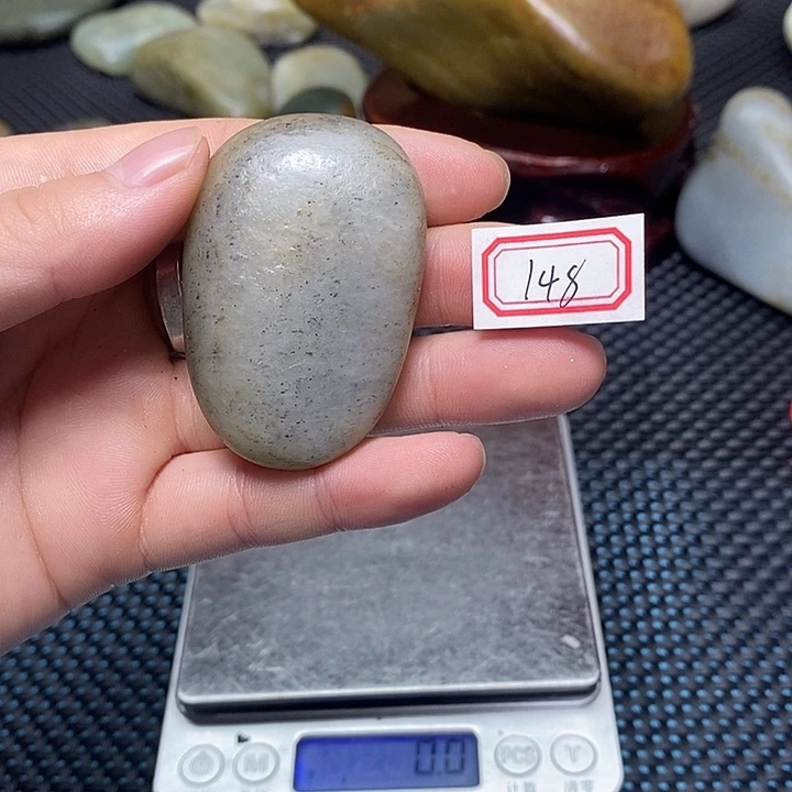 和田玉未镶嵌挂件148