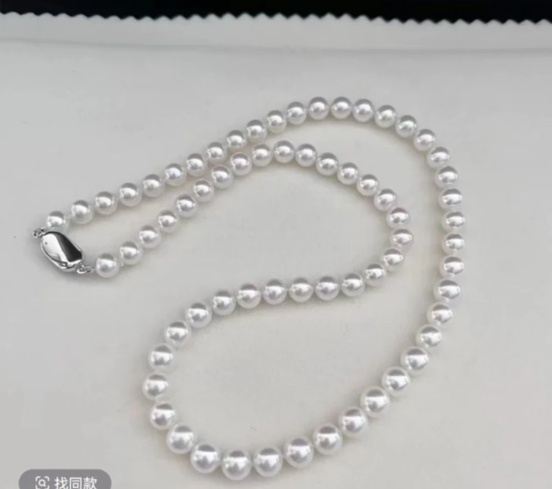 s925银饰 5-6mm 小灯泡 冷白极强光 正圆 无暇经典 时尚贝珠百搭