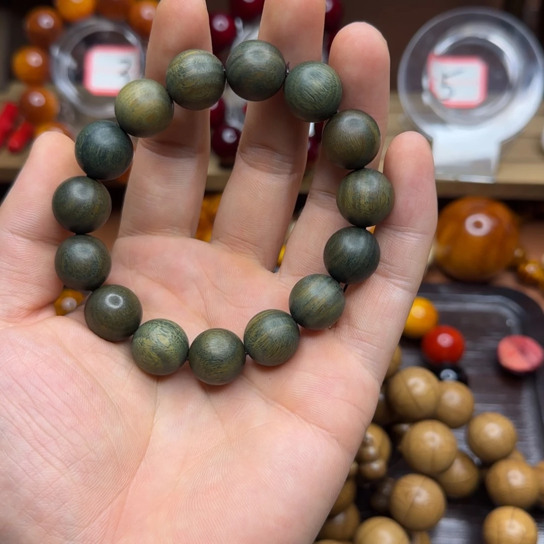 北沉香琥珀木1.5绿檀