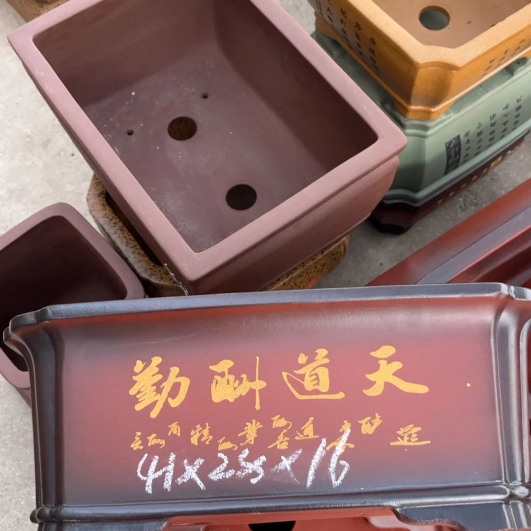 紫砂花盆盆景艺术