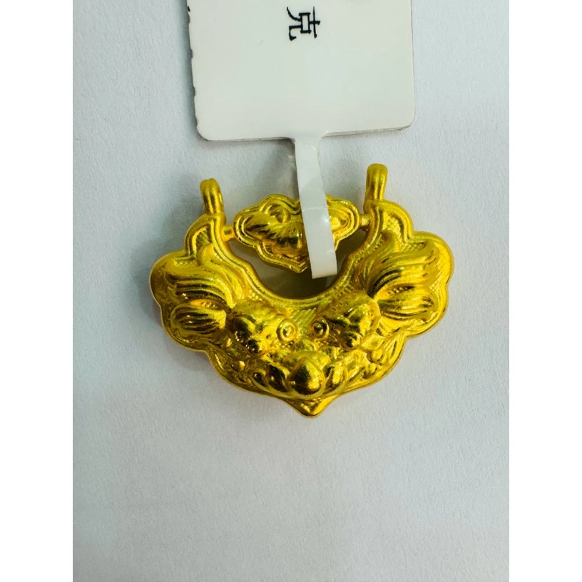 【小云专享】 足金999饰品足金饰品 锦鲤锁包吊坠 3.44 GP