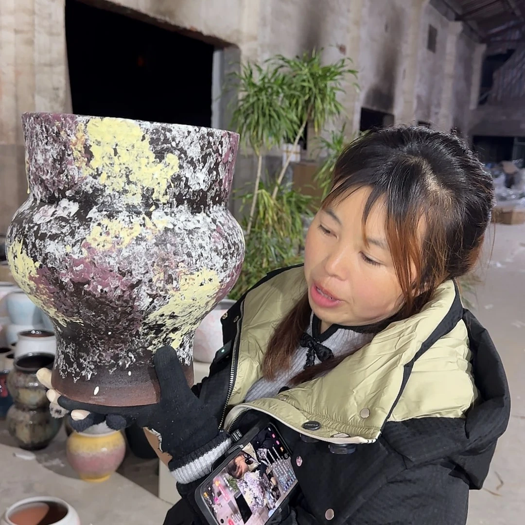 王嫂花盆1231-574高27口23