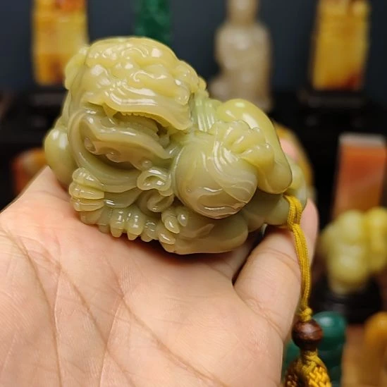 寿山石手把件手把件