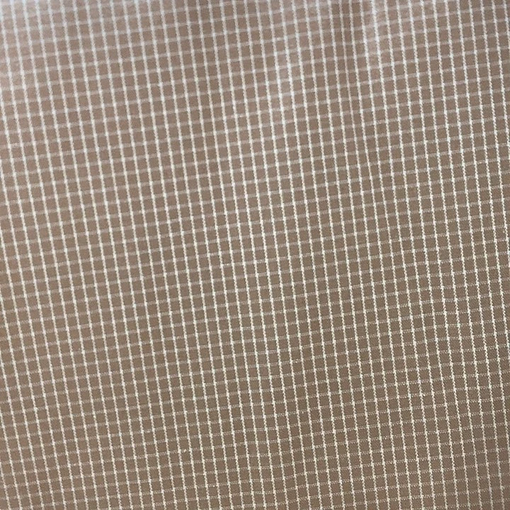 棉咖色格子3米床单单件