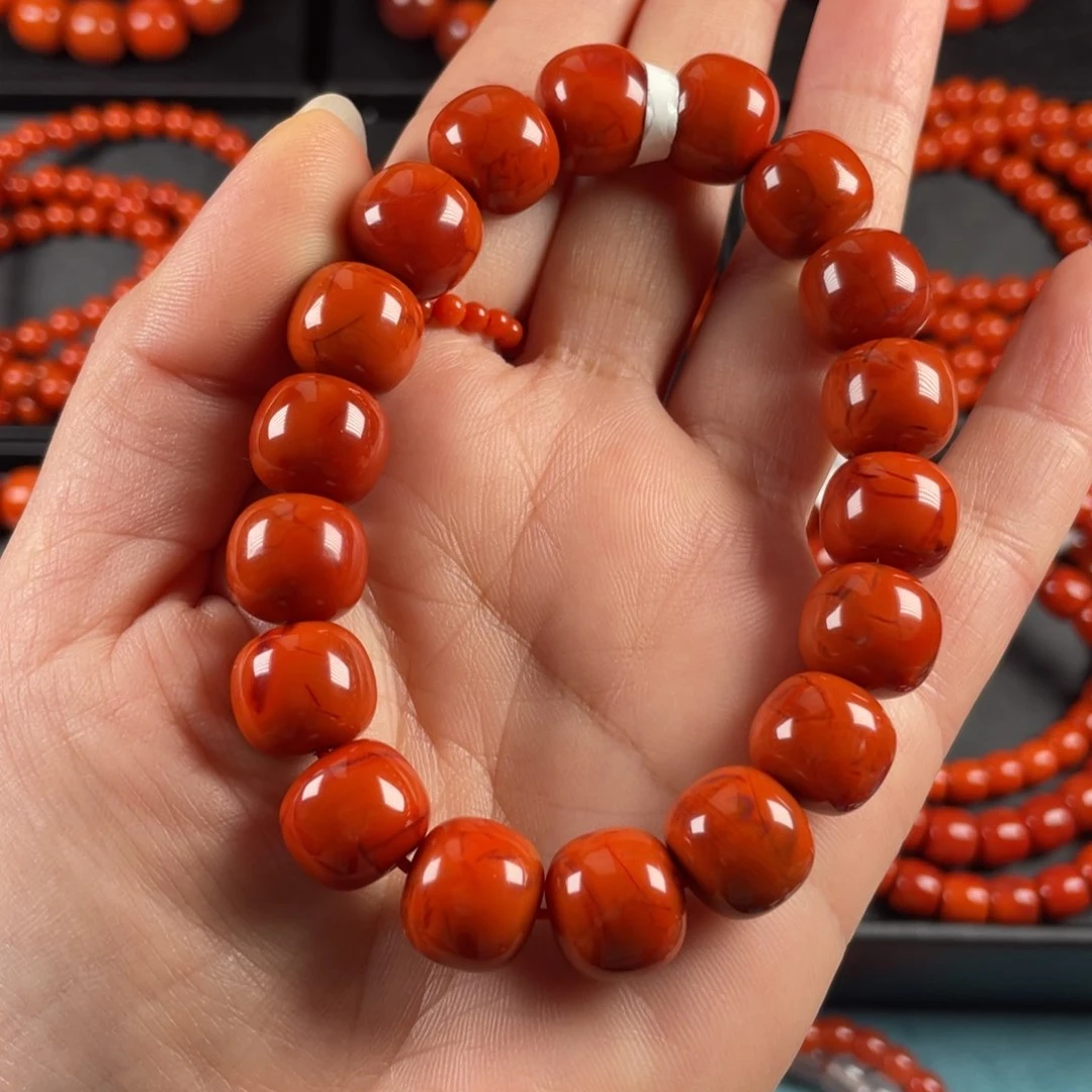 南红玛瑙手链未镶嵌宝*妞12