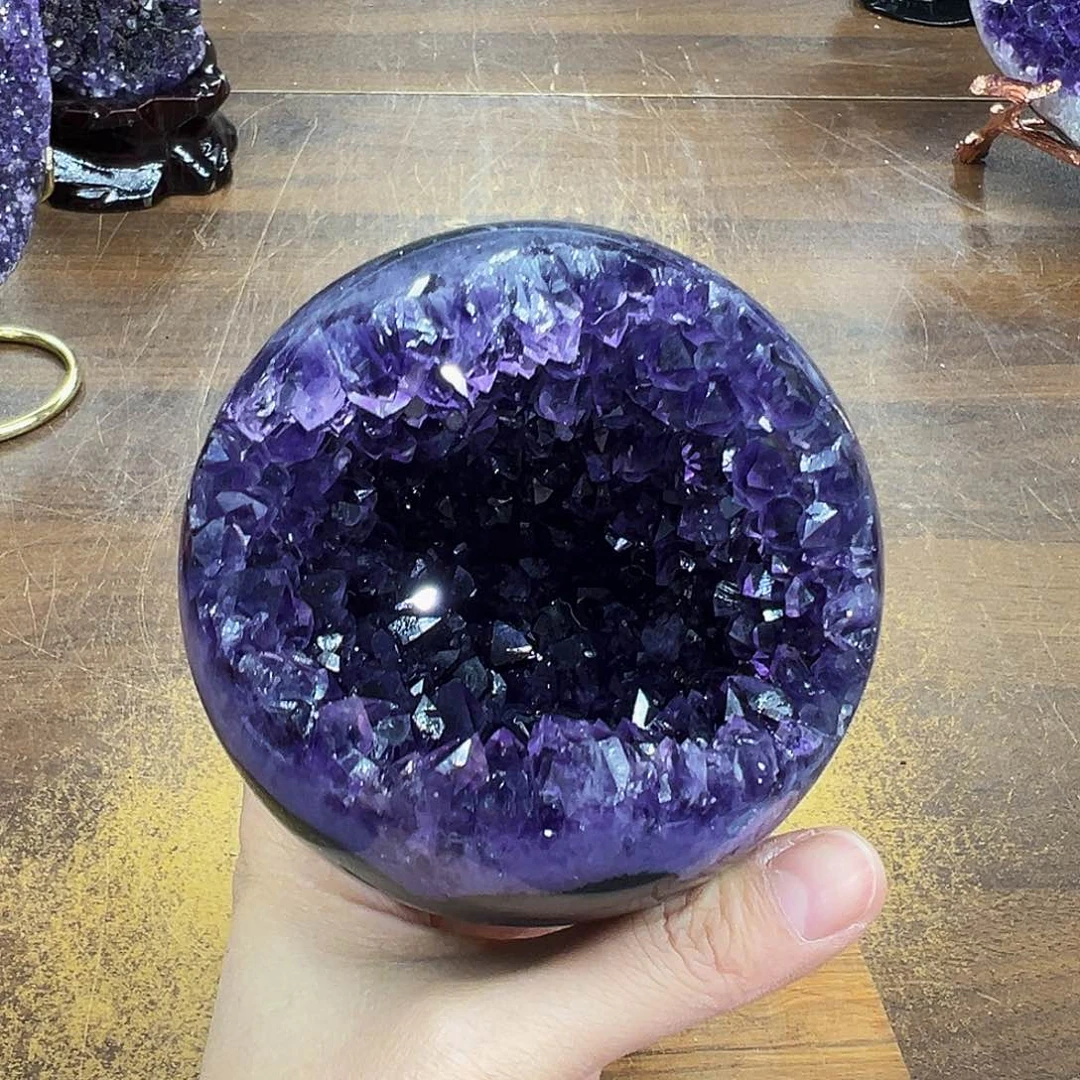 紫晶摆件未镶嵌晶体