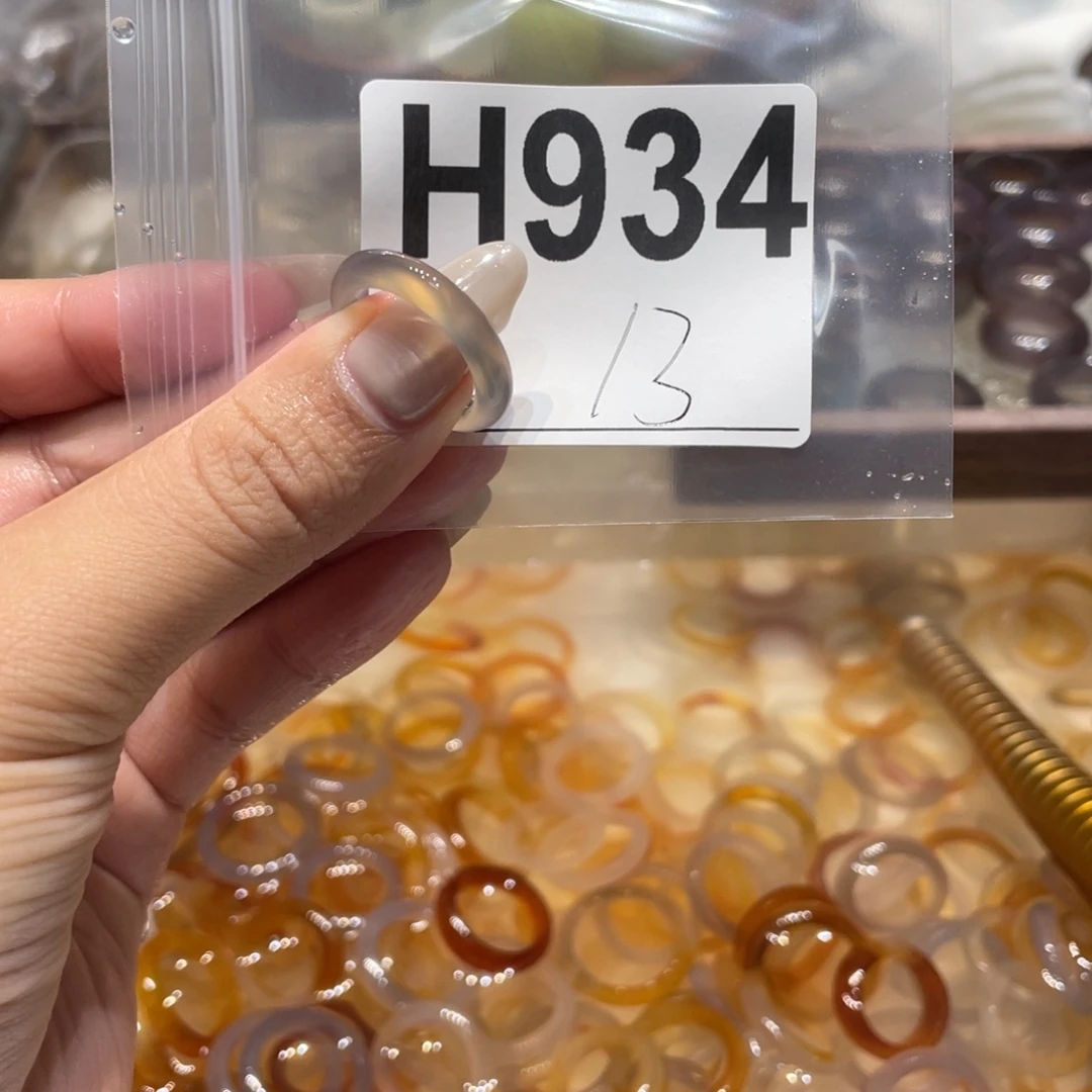 玛瑙/玉髓未镶嵌戒指934