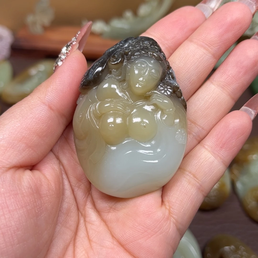 和田玉挂件未镶嵌