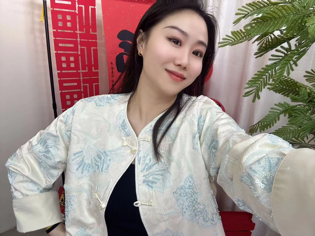 【澜公子8025】蓝蝶薄款*春季新款新中式国风外套