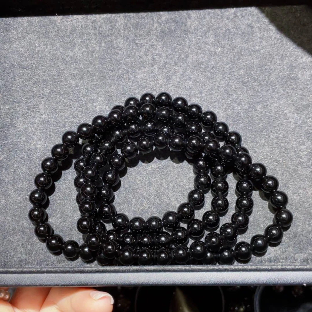 【闪购商品】黑曜岩手链未镶嵌少