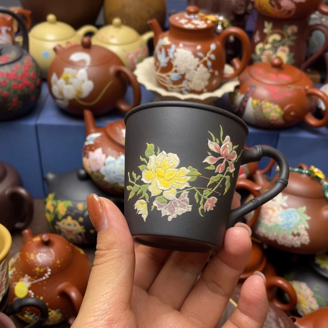 紫砂茶杯紫砂主人杯100cc