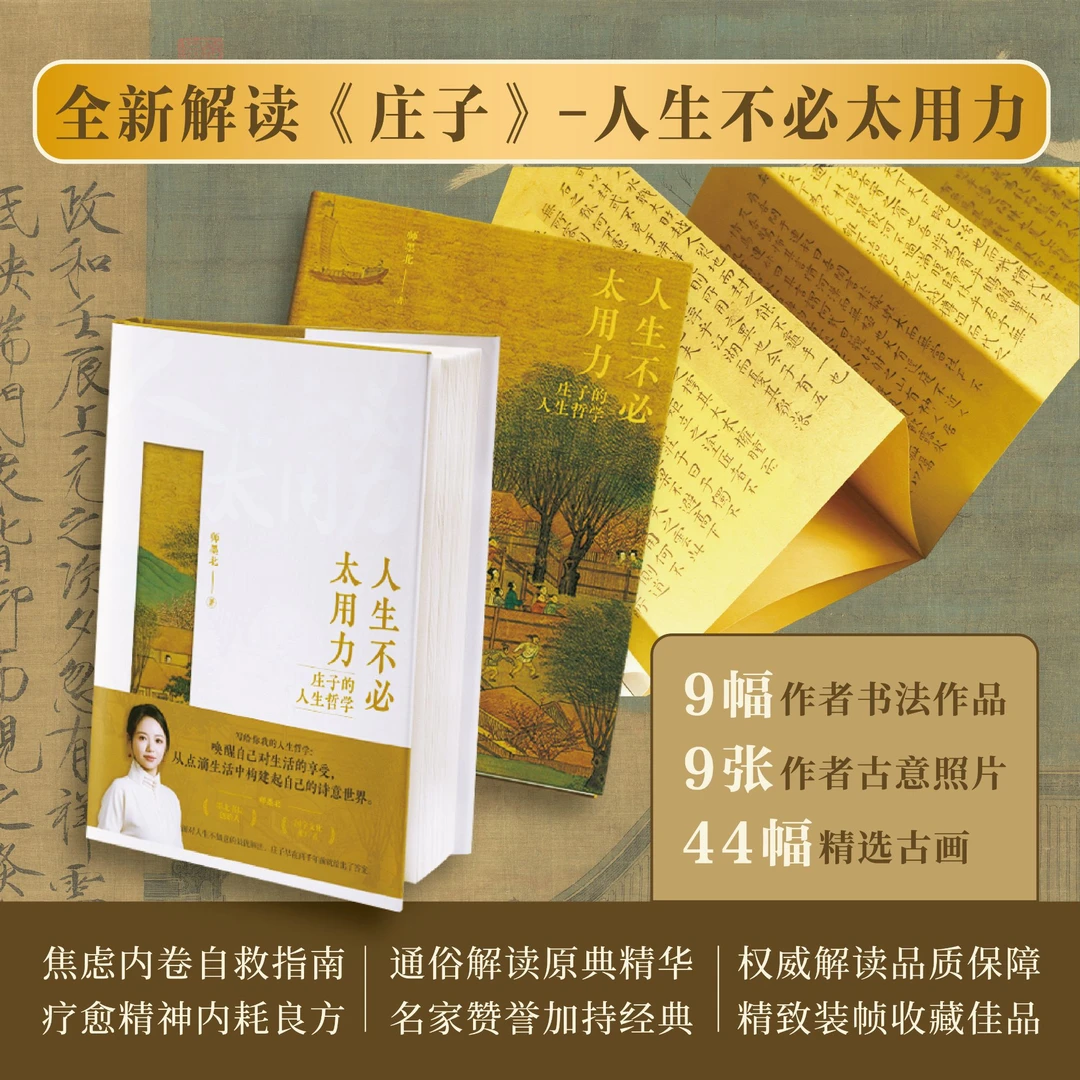 人生不必太用力 庄子的人生哲学 焦虑内卷自救指南 走出焦虑人生