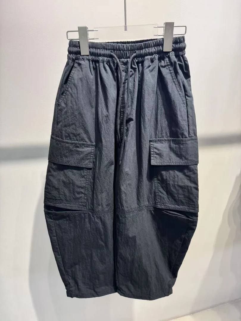 XTJ STUDIO童装 设计师款 LC中大童 多口袋休闲长裤 新品