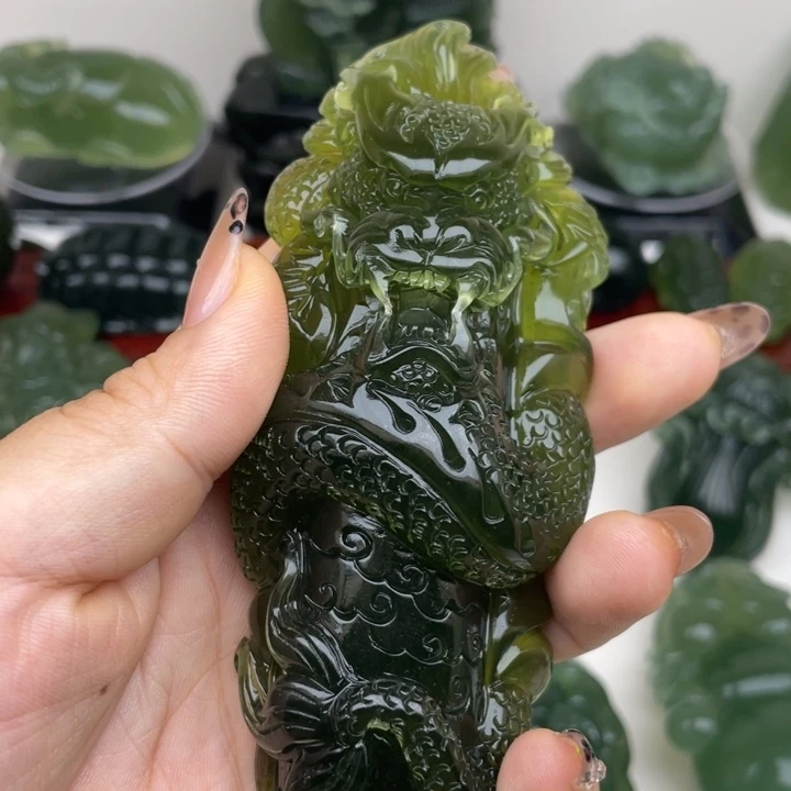 遵***心合金蛇纹石玉吊坠(赠链)