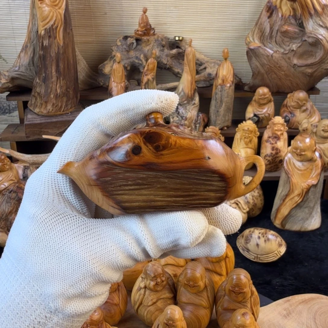 柏木（崖柏）手把件