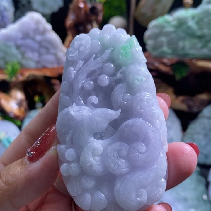 【闪购商品】颈饰未镶嵌翡翠九尾