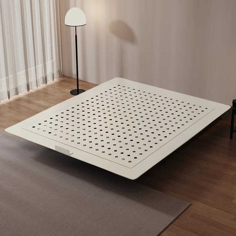 ALTACOM现代简约悬浮床全碳素钢床主卧室新款无床头床架悬空床