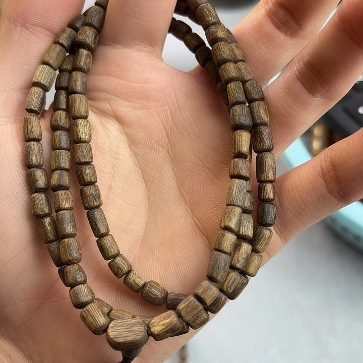 沉香沉香碎屑奇楠沉香桶珠多圈多样性一