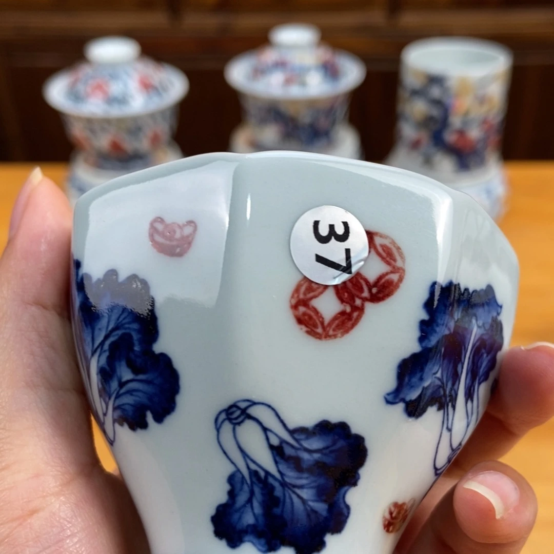 手绘现代茶具非古董