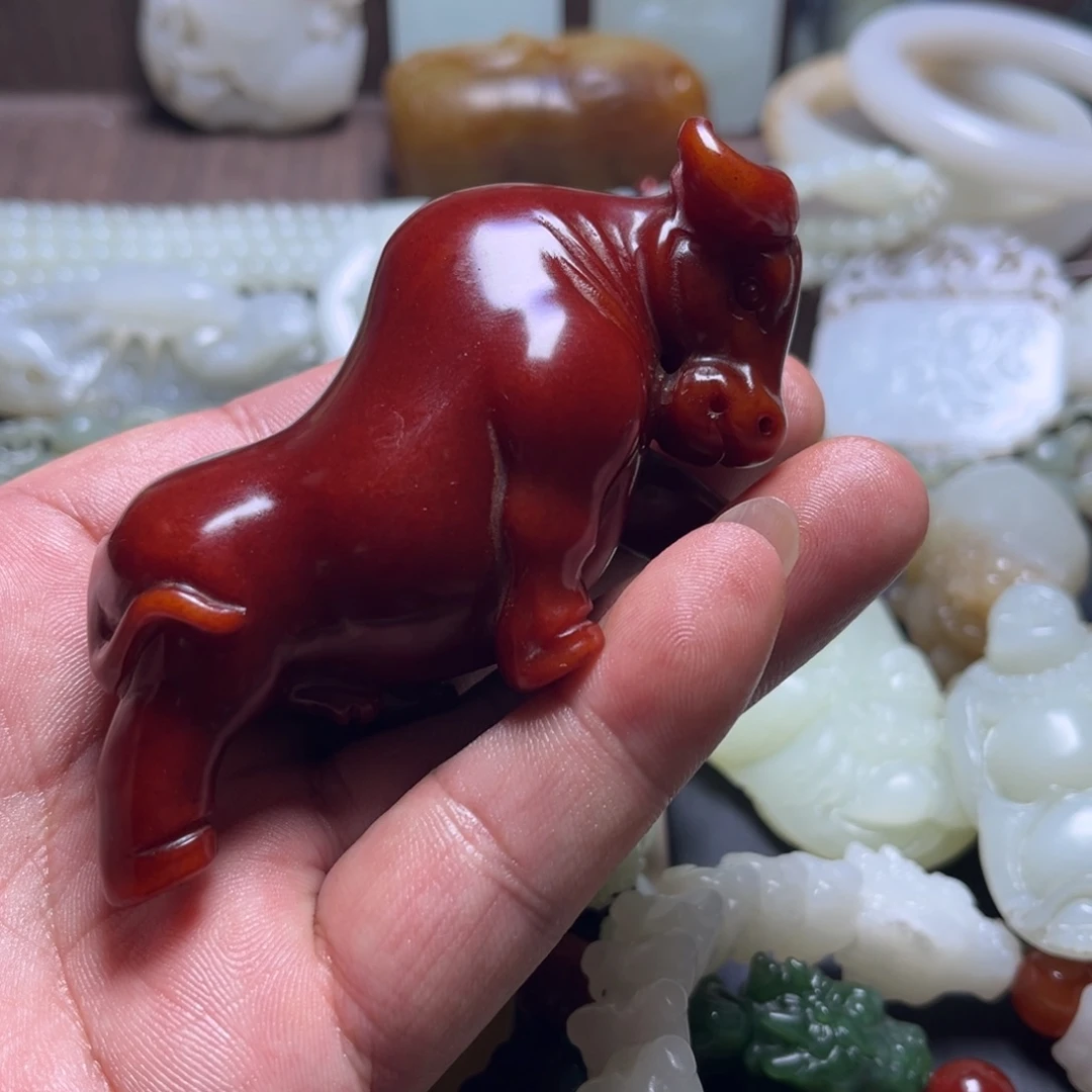 梦***岛和田玉未镶嵌挂件