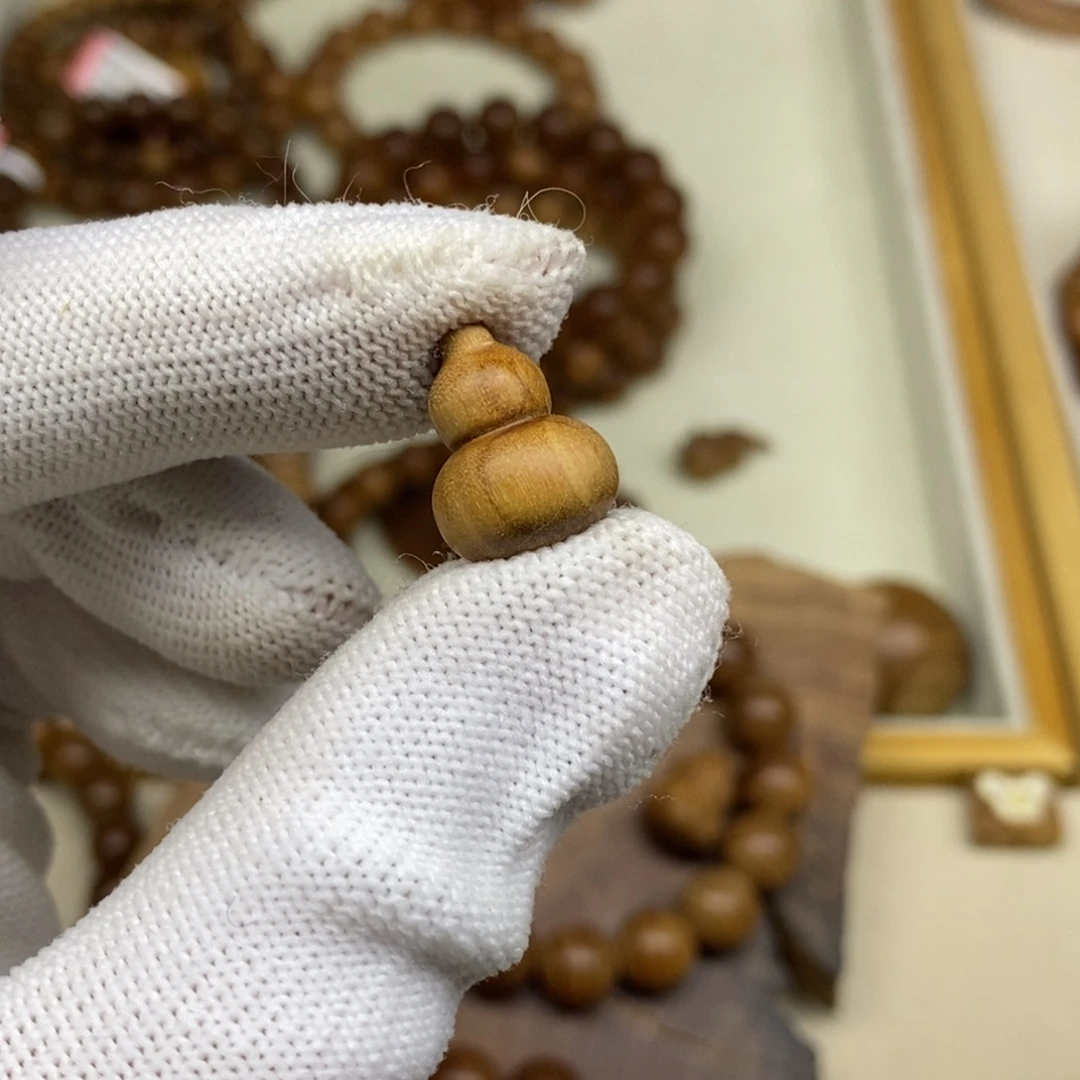 散珠檀香木印度迈索尔老山檀2.0葫芦