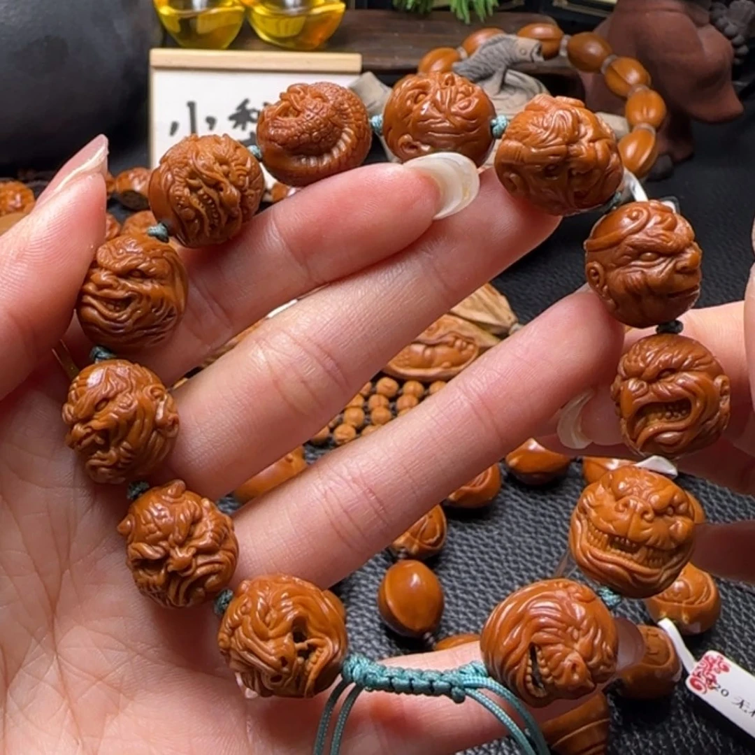 【闪购商品】橄榄核手串十二生肖恶僧