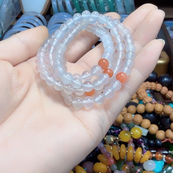 玛瑙/玉髓合金颈饰炎灿好物专属链接