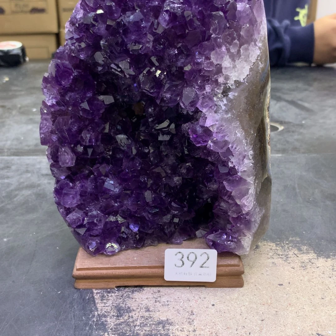 水晶摆件未镶嵌紫晶392