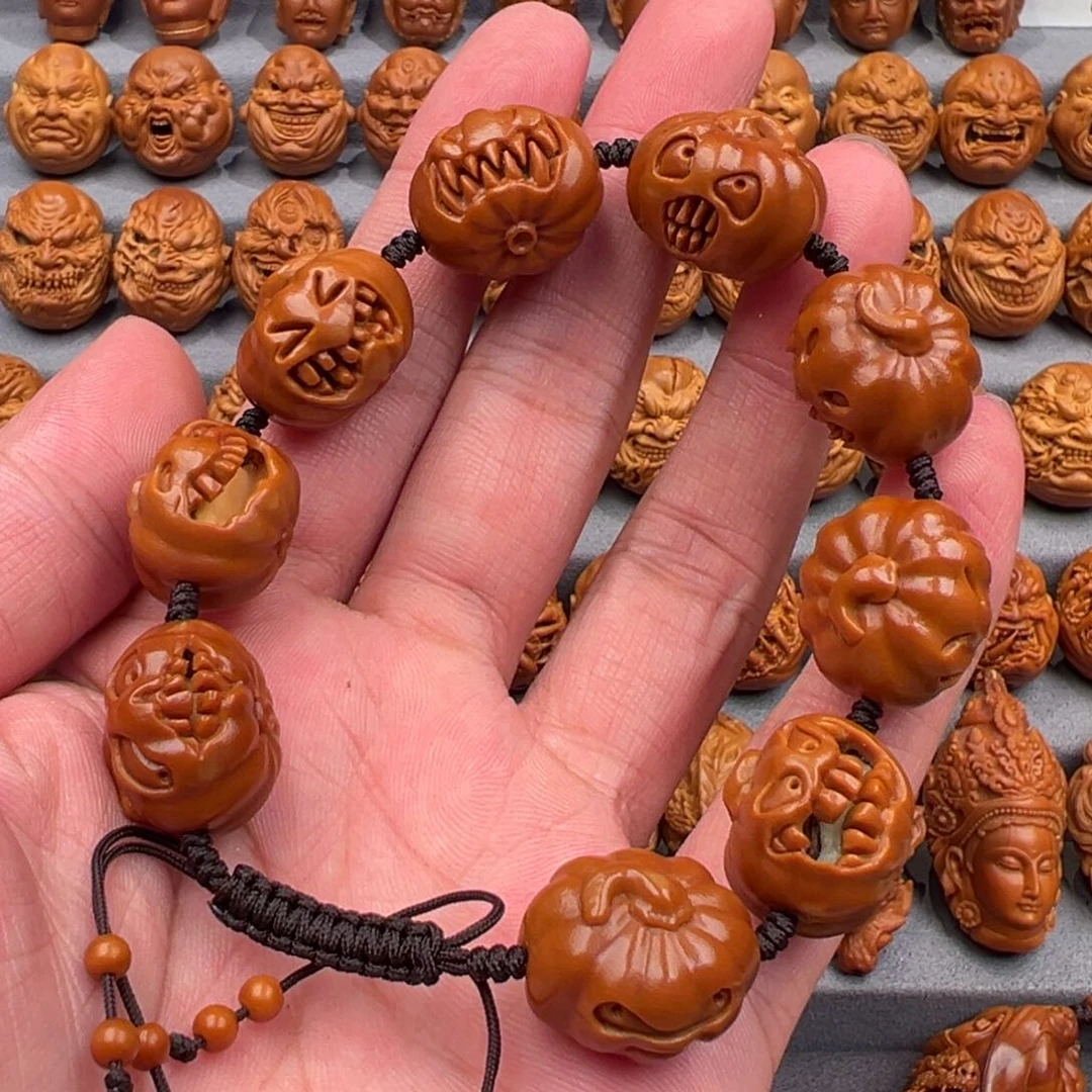 【闪购商品】手串橄榄核还****字南瓜怪