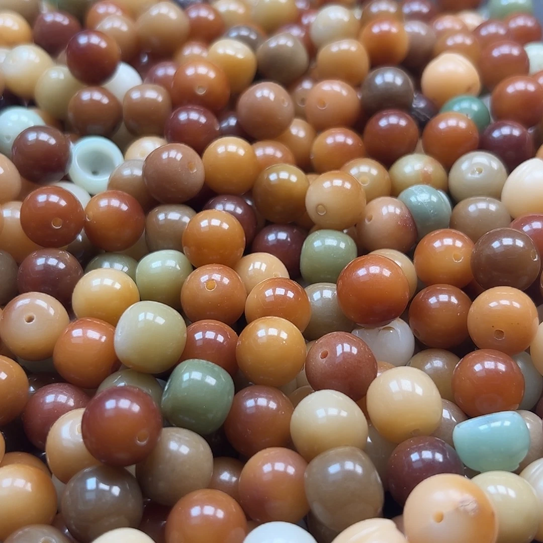 菩提根/象牙果手串微瑕非料混1000颗