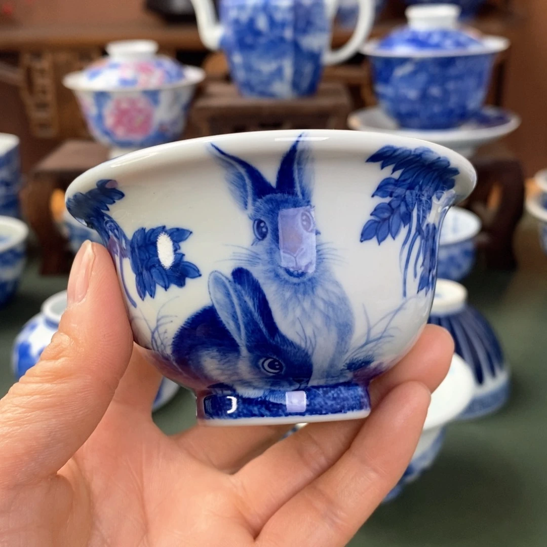 杯景德镇陶瓷手工手绘