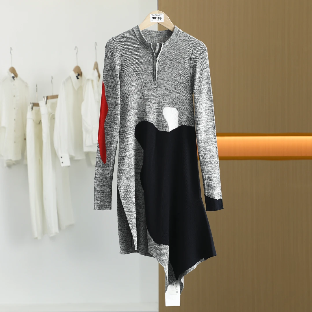 【半价q仓-唐长老自营】货号98189女装新款长袖套头毛衫J21-90