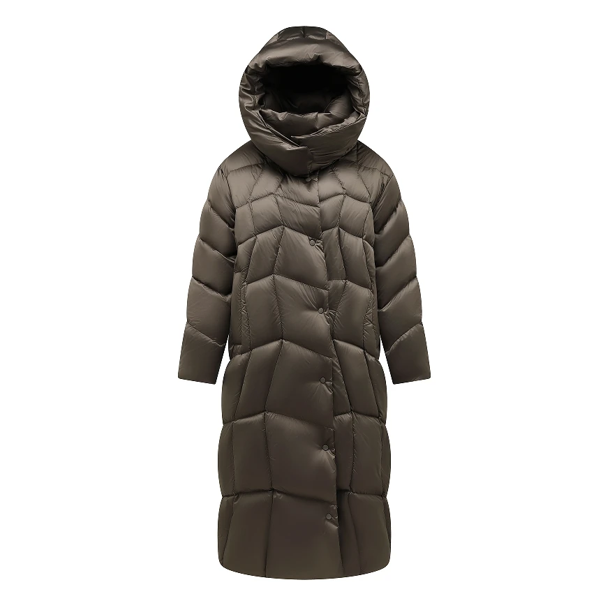 【阿哲专属】银河钻石系列长款磁吸扣大长款羽绒服外套9026