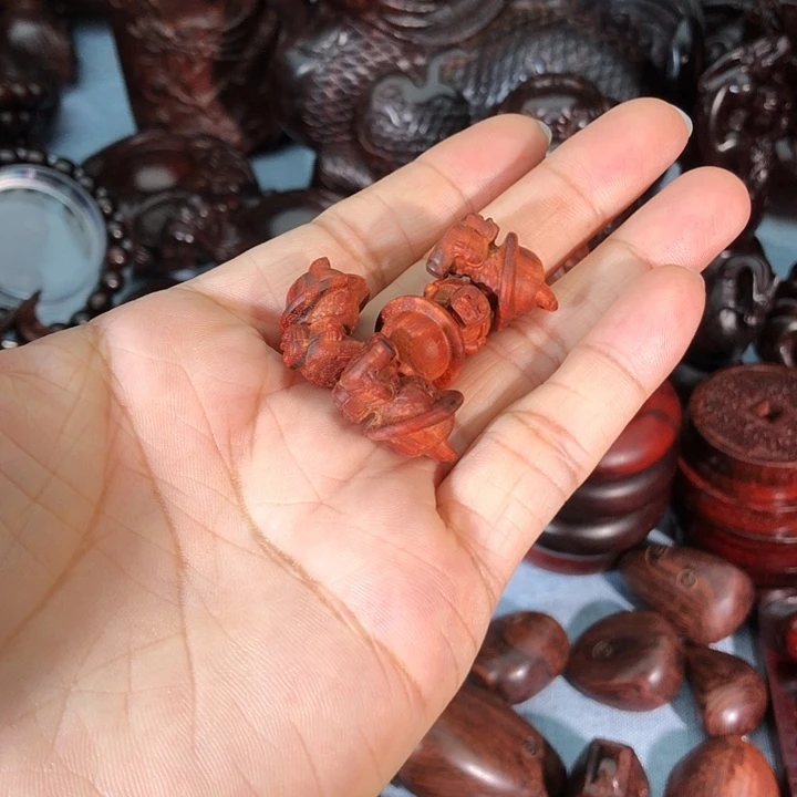 E***n香榧木印度小叶紫檀手机挂件