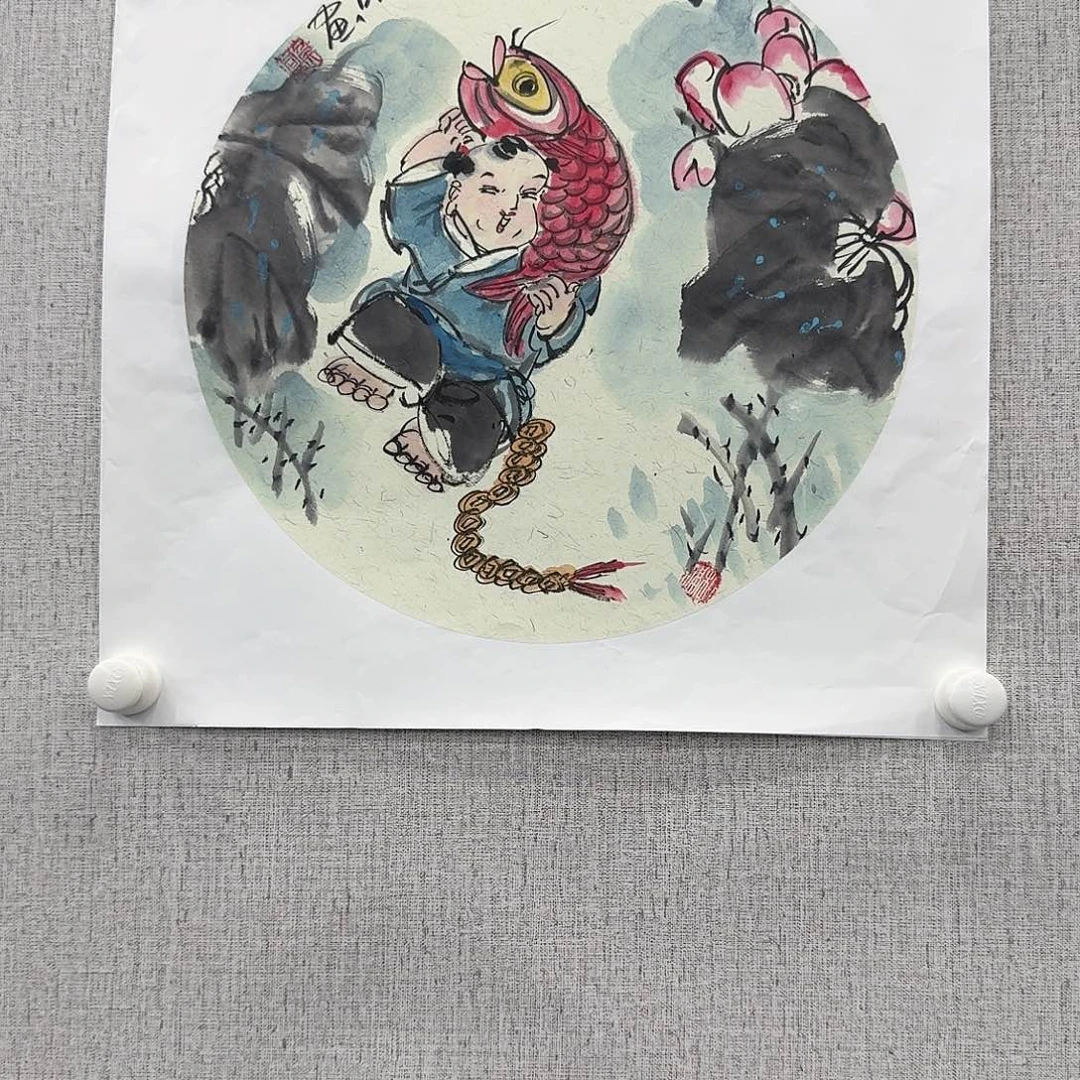 国画国画亲笔手绘