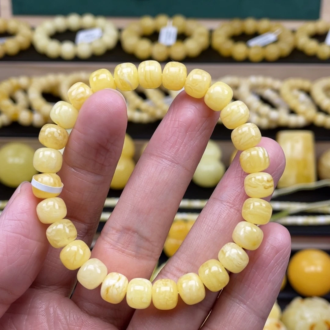 琥珀裸石未镶嵌琥珀蜜蜡