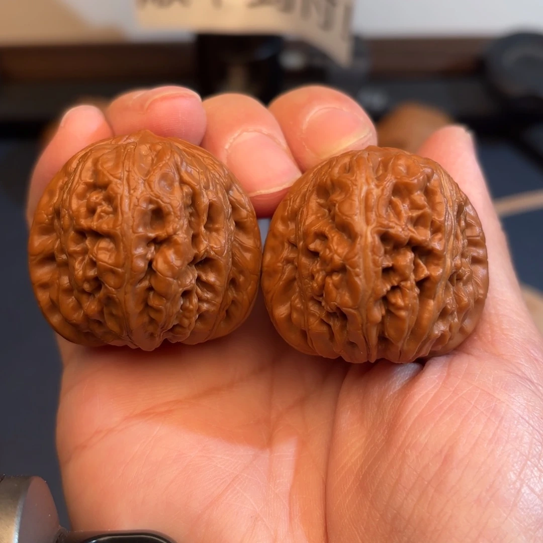 文玩核桃把件41平谷元宝