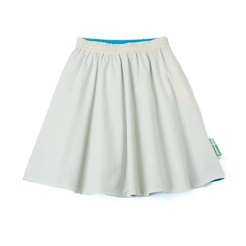 【茉舍】ALL BEINGS 双面两穿松紧蓬松空气感A字伞裙TESH23311-630