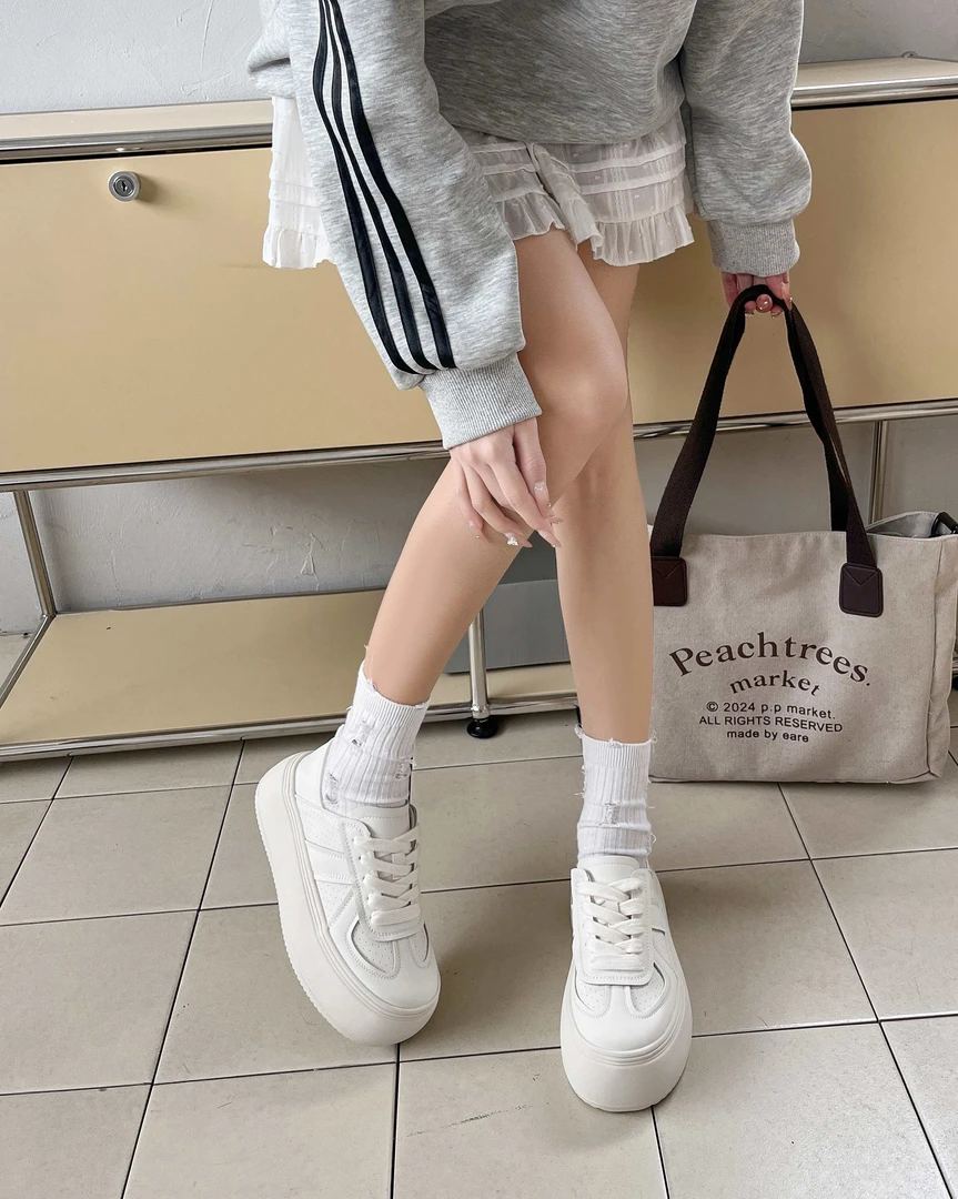 【唯品专属】a428，厚底小白鞋121-620