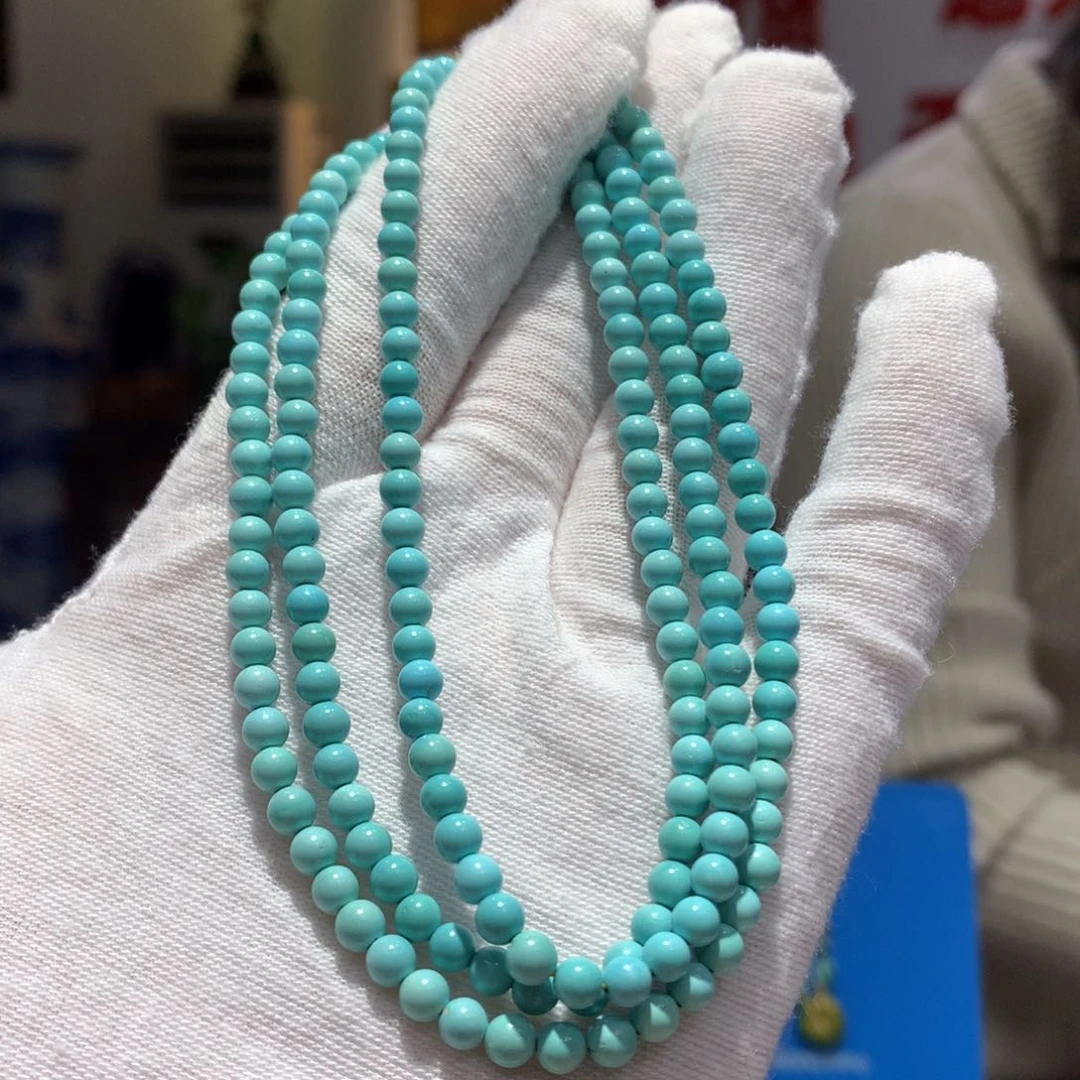 未镶嵌绿松石长链