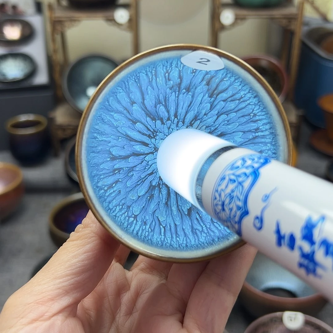 茶盏百花束口手工