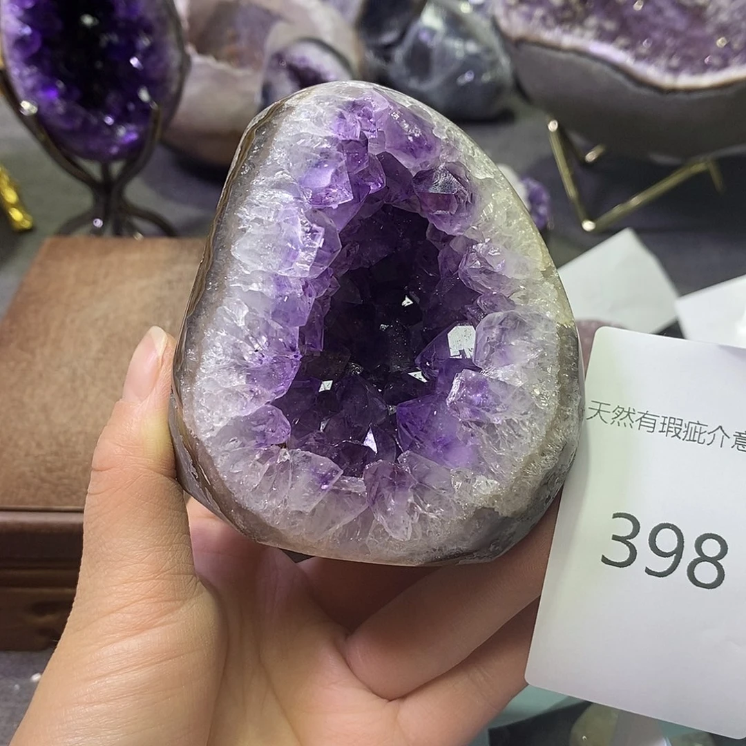 珠宝半成品紫晶未镶嵌