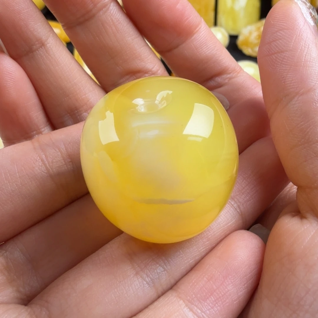 琥珀未镶嵌颈饰纯天然琥珀蜜蜡无优化