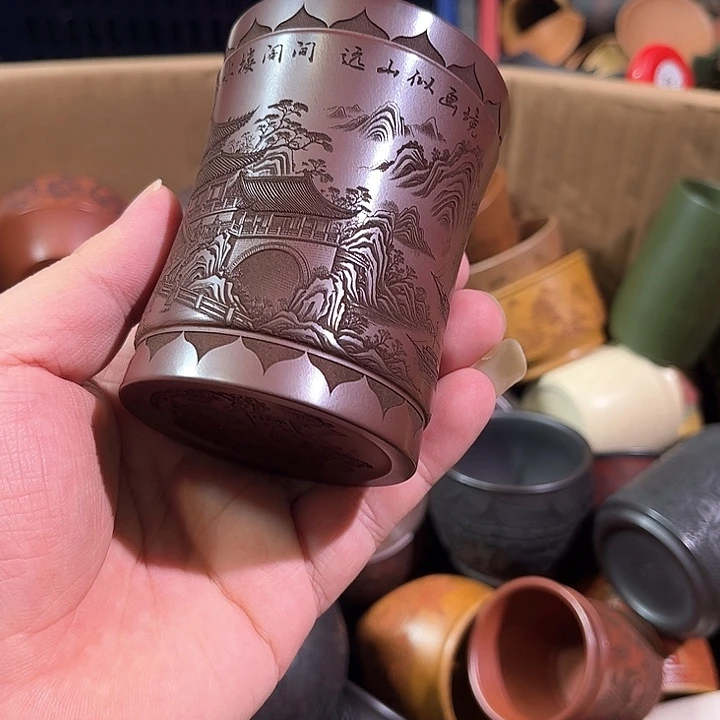 茶杯紫砂全手工紫砂主人杯