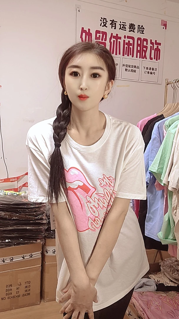 外贸休闲大版T恤011