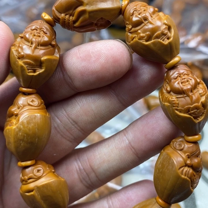 橄榄核手串/手链橄榄核雕工艺手串