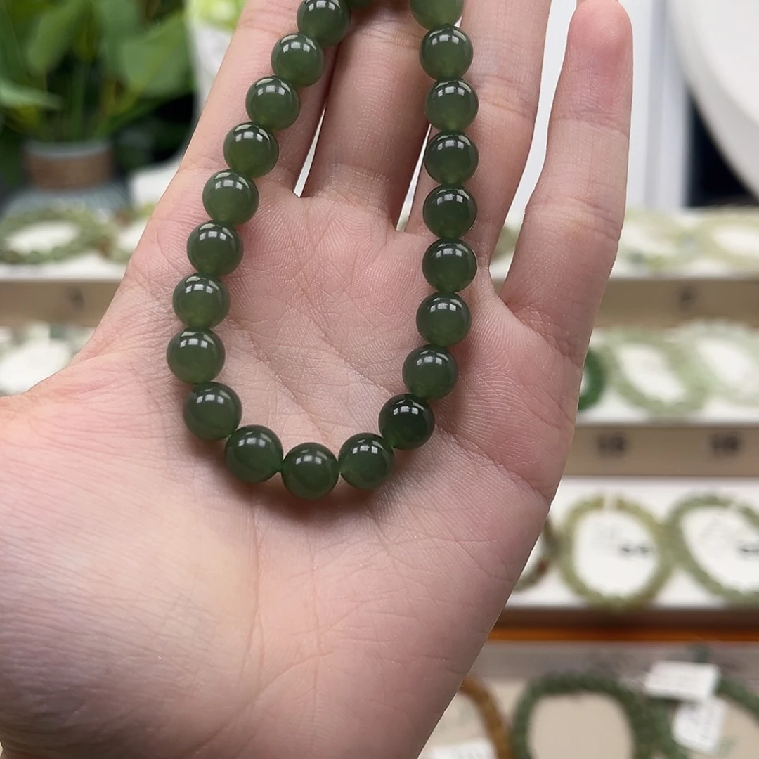 小***号和田玉未镶嵌手串