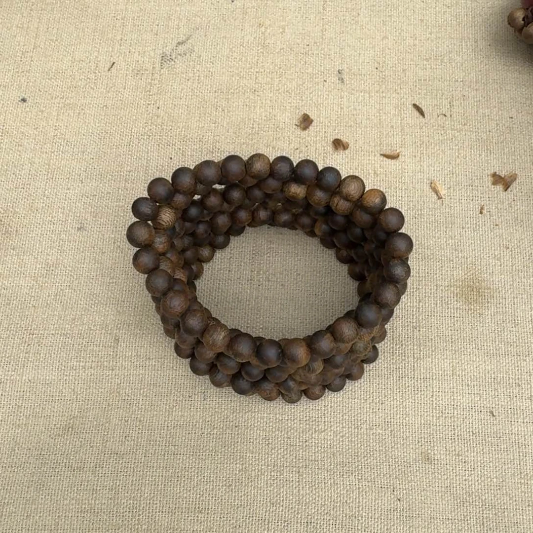 沉香手串绿奇楠单圈约0.8-6多样性发一条